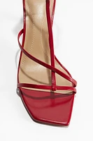 Sandales à talon avec brides fines