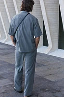 Pantalon décontracté en lyocell mélangé
