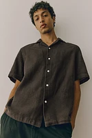 Regular Fit Textured Resort Shirt