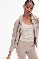 Jersey Hooded Jacket