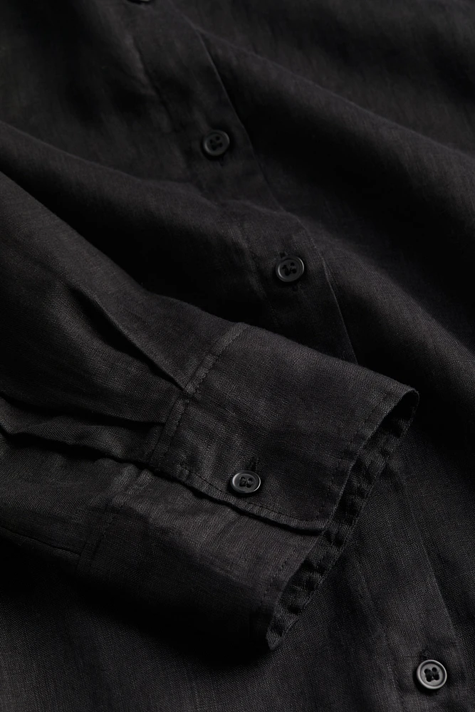 Long Linen Shirt