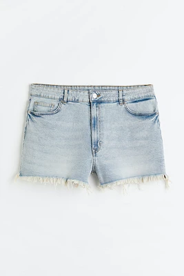 H&M+ High Waist Denim Shorts