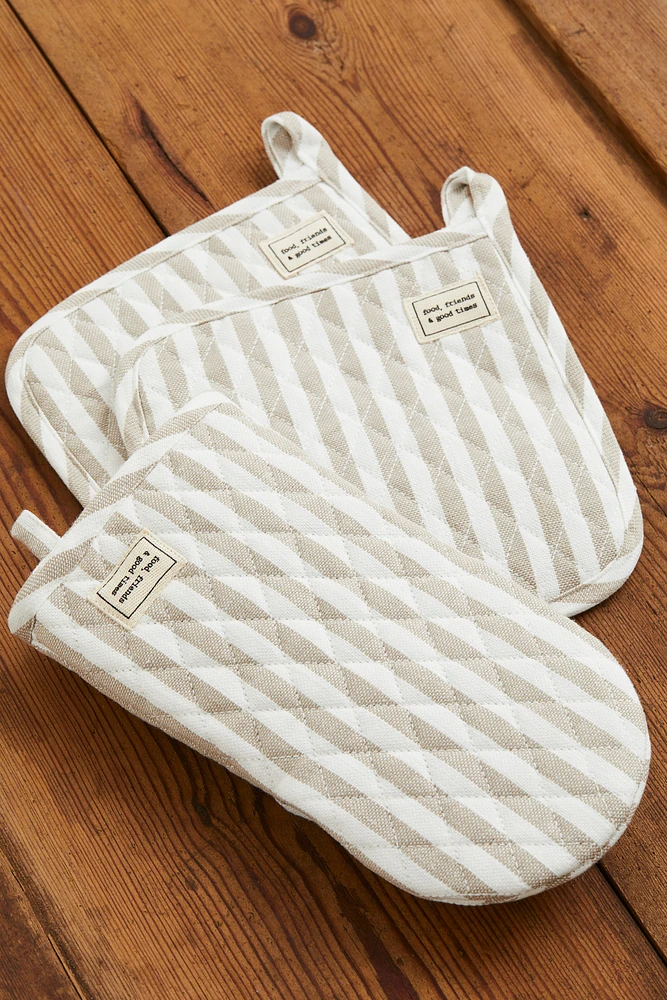 2-pack Striped Pot Holders