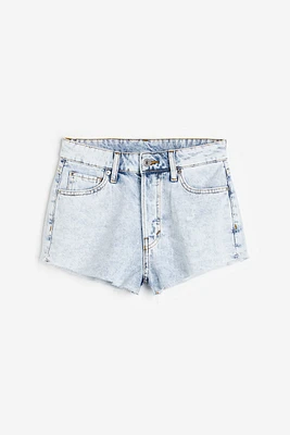 Curvy Fit Denim Shorts