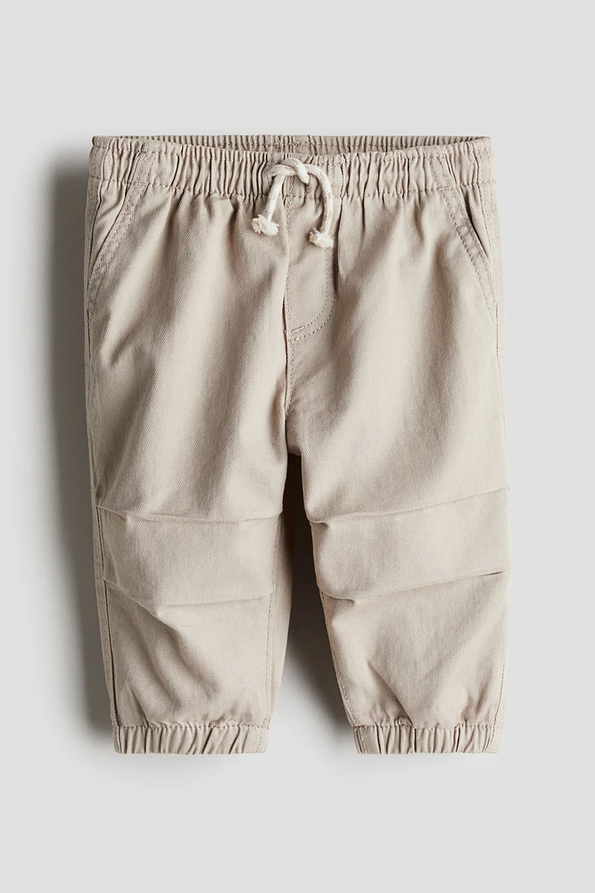 Cotton Twill Joggers