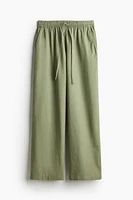 Linen-blend Pants