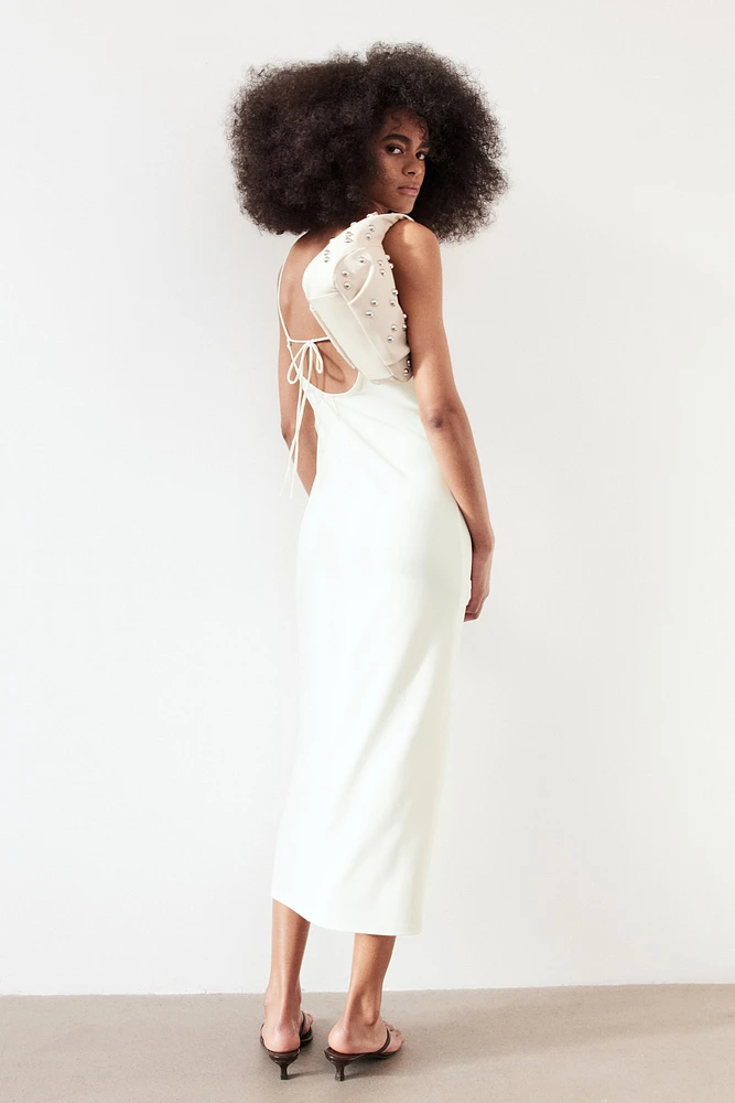 Robe moulante à bretelles fines
