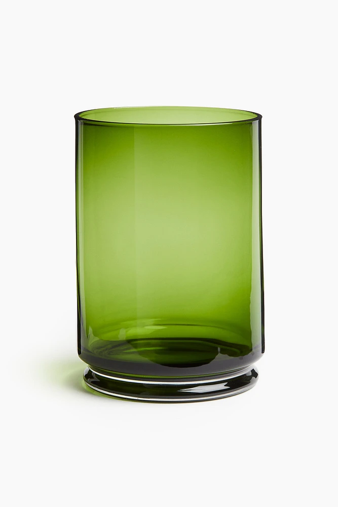 Large Glass Candle Lantern