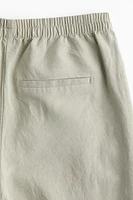 Linen-Blend Pants