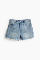 High Waist Denim Shorts