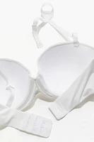 Padded Microfiber Balconette Bra