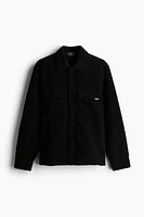 Regular Fit Teddy Fleece Overshirt