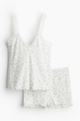 Pajama Camisole Top and Shorts