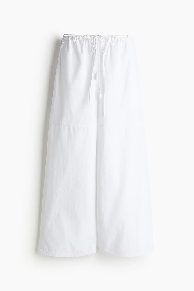 Pantalon ample en coton