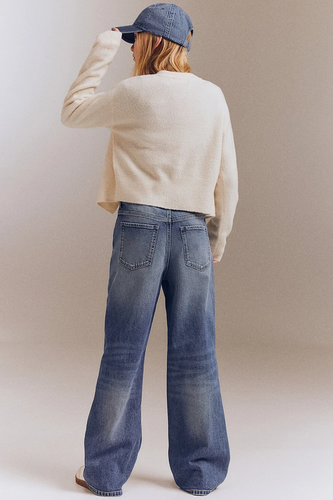 Baggy Fit Bootcut Leg Jeans