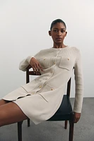 Pocket-Front Knit Dress