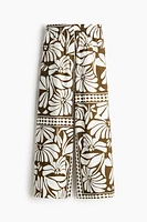 Wide-Leg Pull-On Pants
