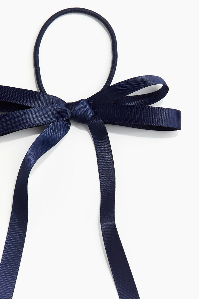 2-pack Bow-detail Hair Elastics