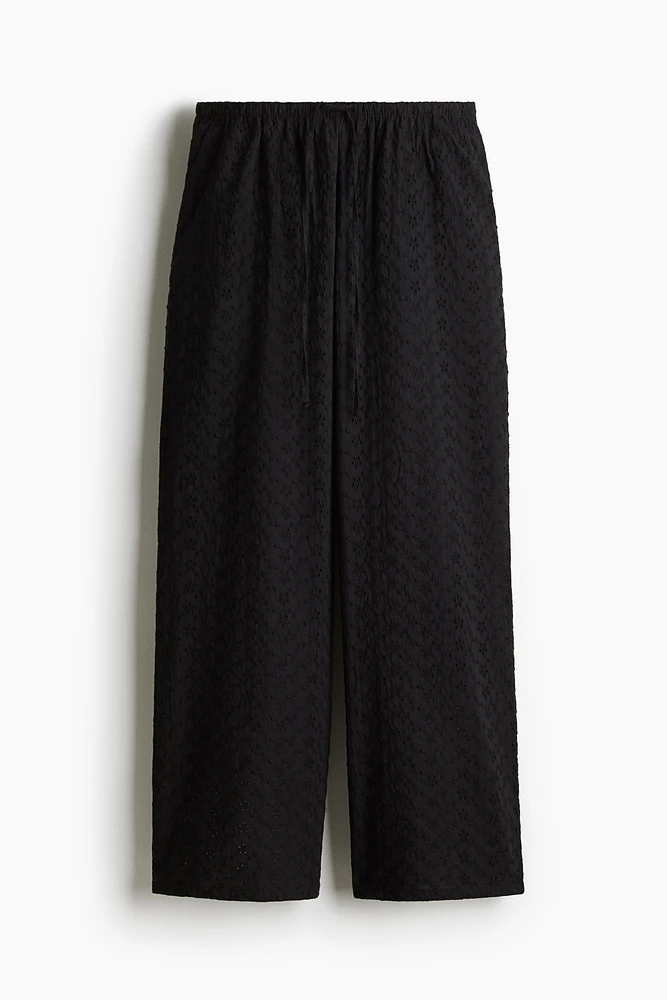 Straight-Leg Drawstring Pants