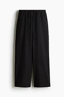Straight-Leg Drawstring Pants
