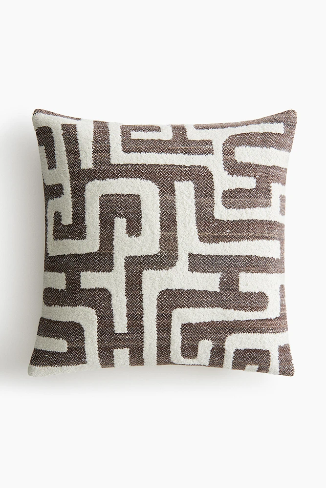 Patterned Canvas Cushion Cover