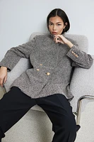 Blazer en tissu texturé