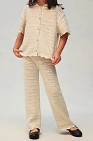 2-piece Pointelle-Knit Cotton Set