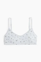Padded Soft-Cup Pointelle Bra