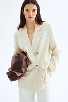 Linen-Blend Blazer