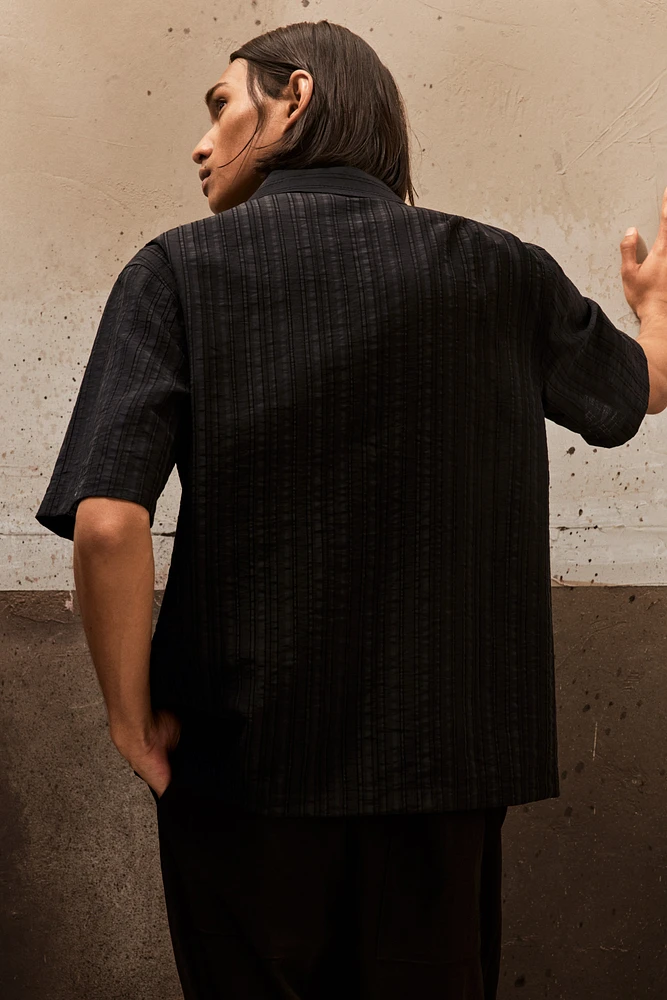 Regular-Fit Textured Resort Shirt