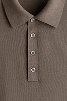 Regular-Fit Fine-Knit Polo Shirt