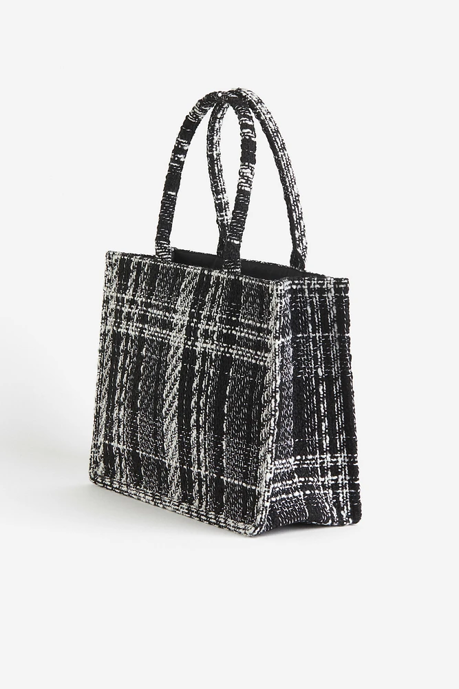 Textured-weave Shopper