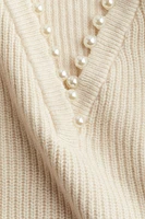 Bead-Detail Sweater