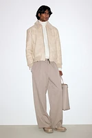 Regular Fit Teddy-Lined Jacket