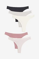 5-pack Seamless Thong Briefs