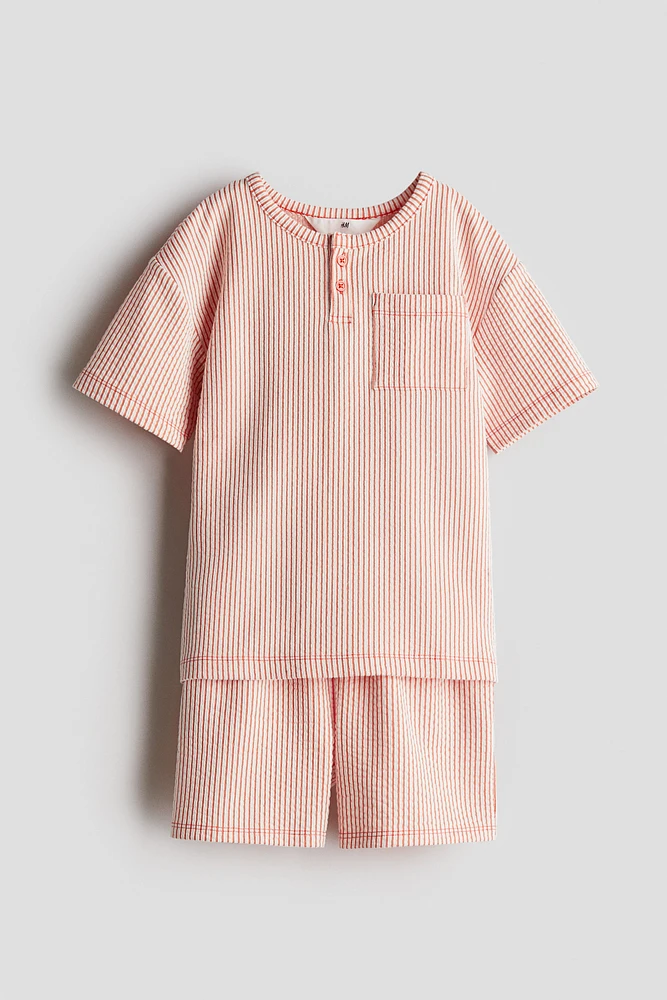 Henley Shirt and Shorts