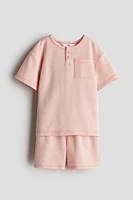 Henley Shirt and Shorts