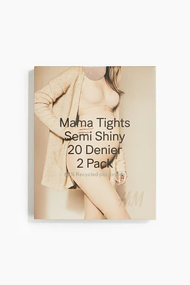 MAMA Collants 20d, lot de 2