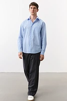Regular-Fit Poplin Shirt