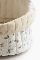 Small Quilted Storage Basket