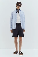 Regular-Fit Linen-Blend Shirt