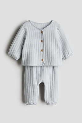 2-piece Quilted Jersey Set