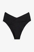 High Waist Cheeky Bikini Bottoms