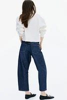 Barrel High Cropped Jeans