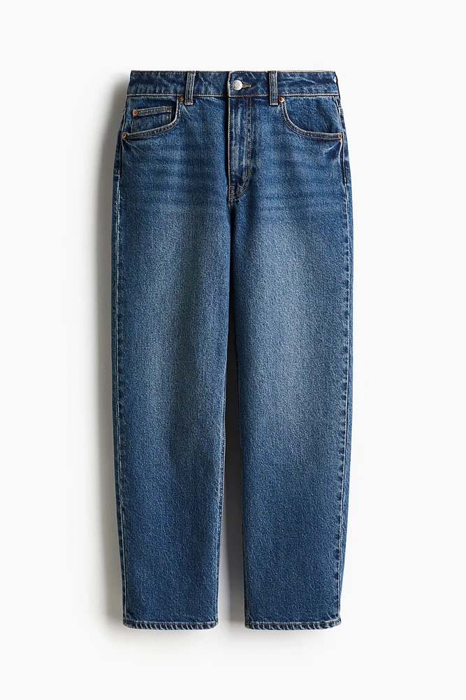 Slim Straight High Ankle Jeans