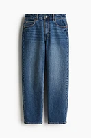 Slim Straight High Ankle Jeans