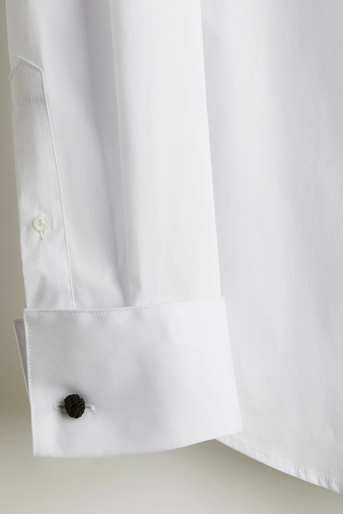 Slim-Fit Tuxedo Shirt