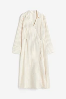 Wrapover Shirt Dress