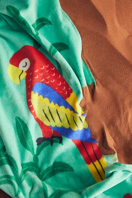 Serviette de bain à motif