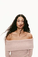 Off-the-shoulder Sweater